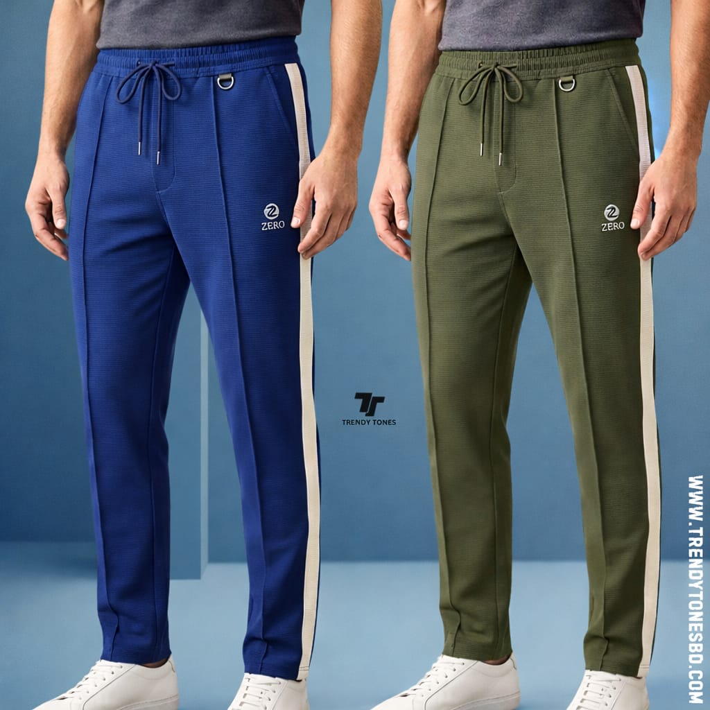 Joggers Combo( Blue & Olive)