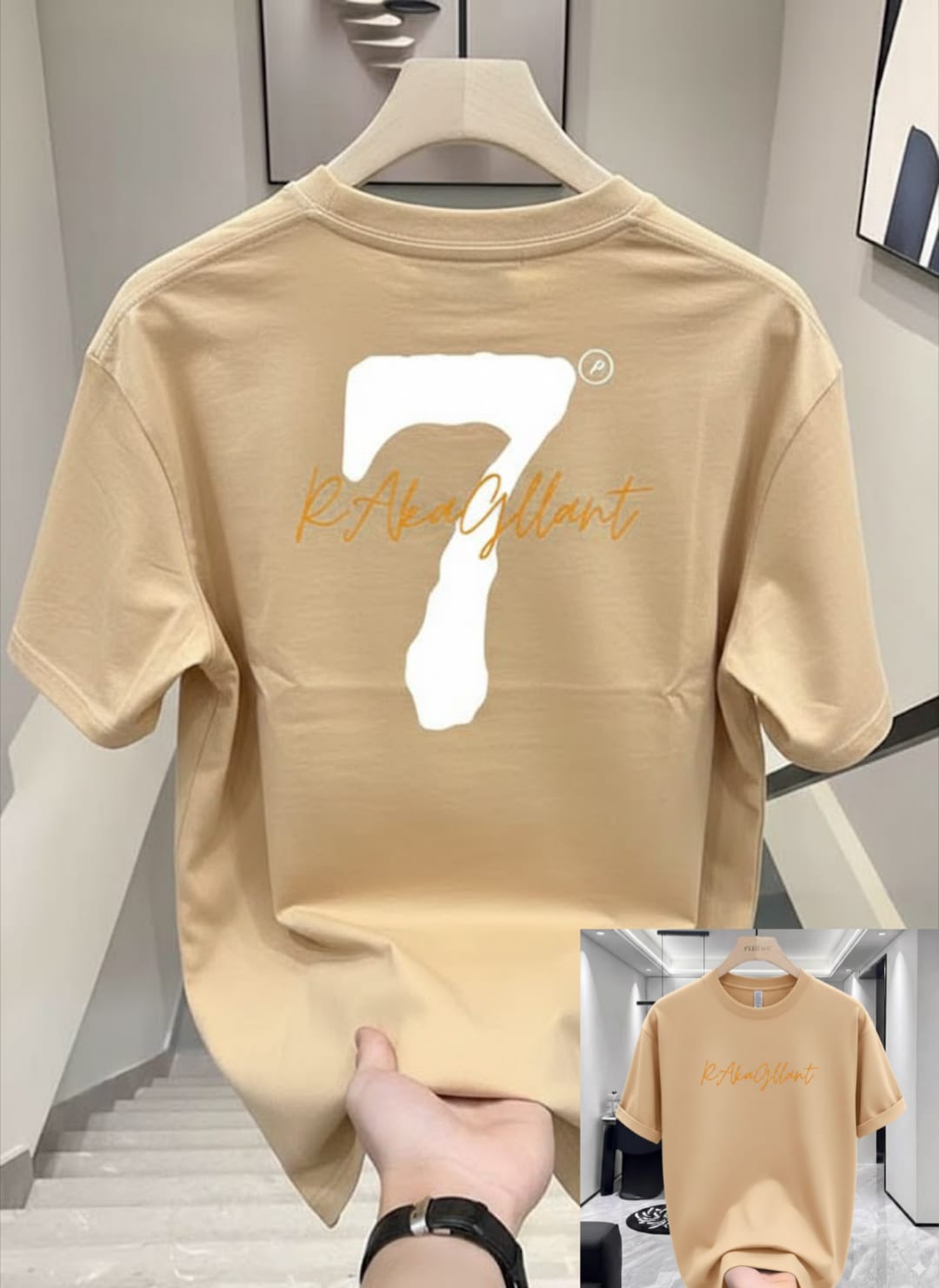 Premium China Drop-Shoulder T-Shirts-C2 White biskit 7