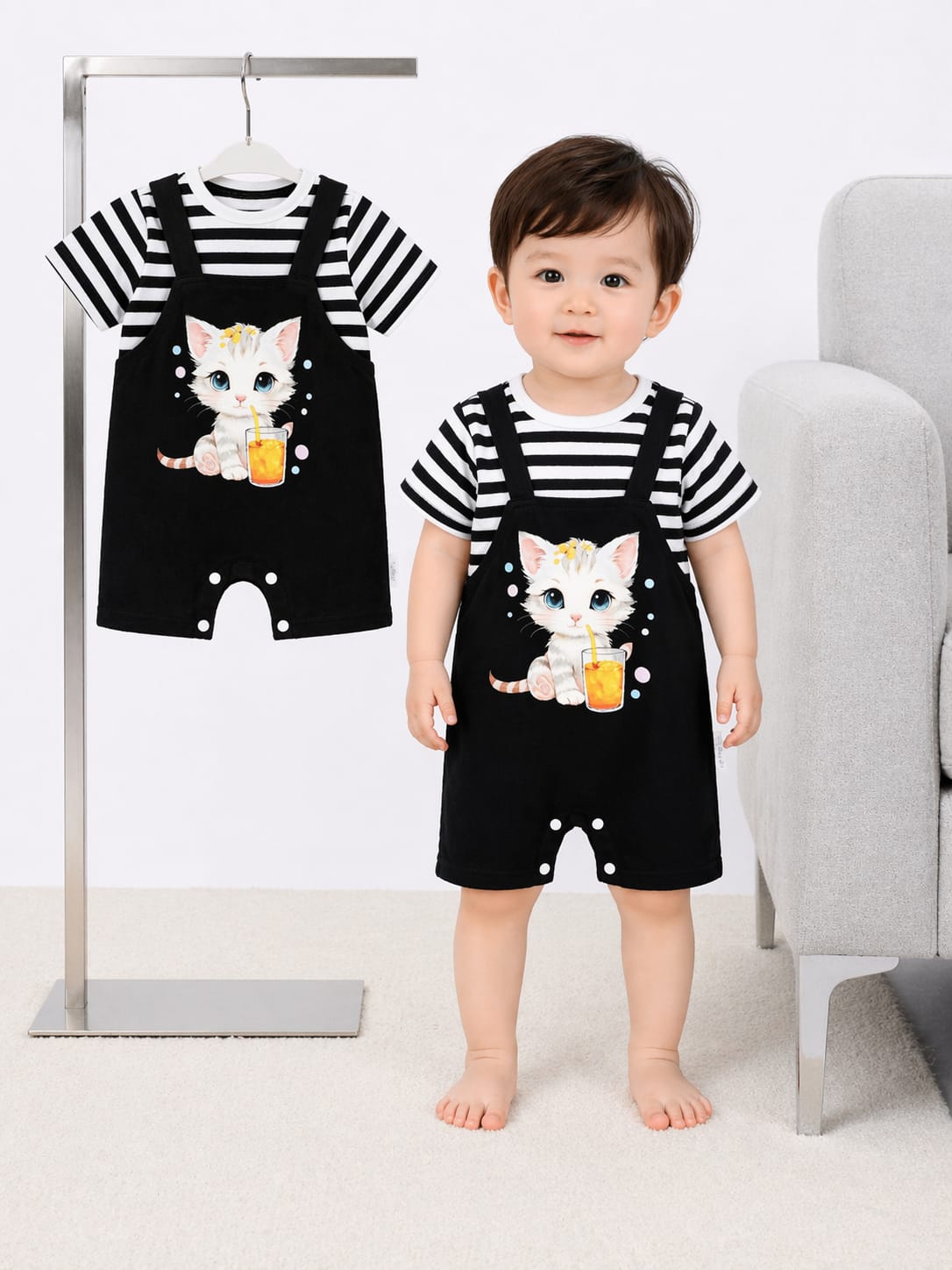 প্রিমিয়াম বেবি অ্যাডজাস্টেবল রাম্পার