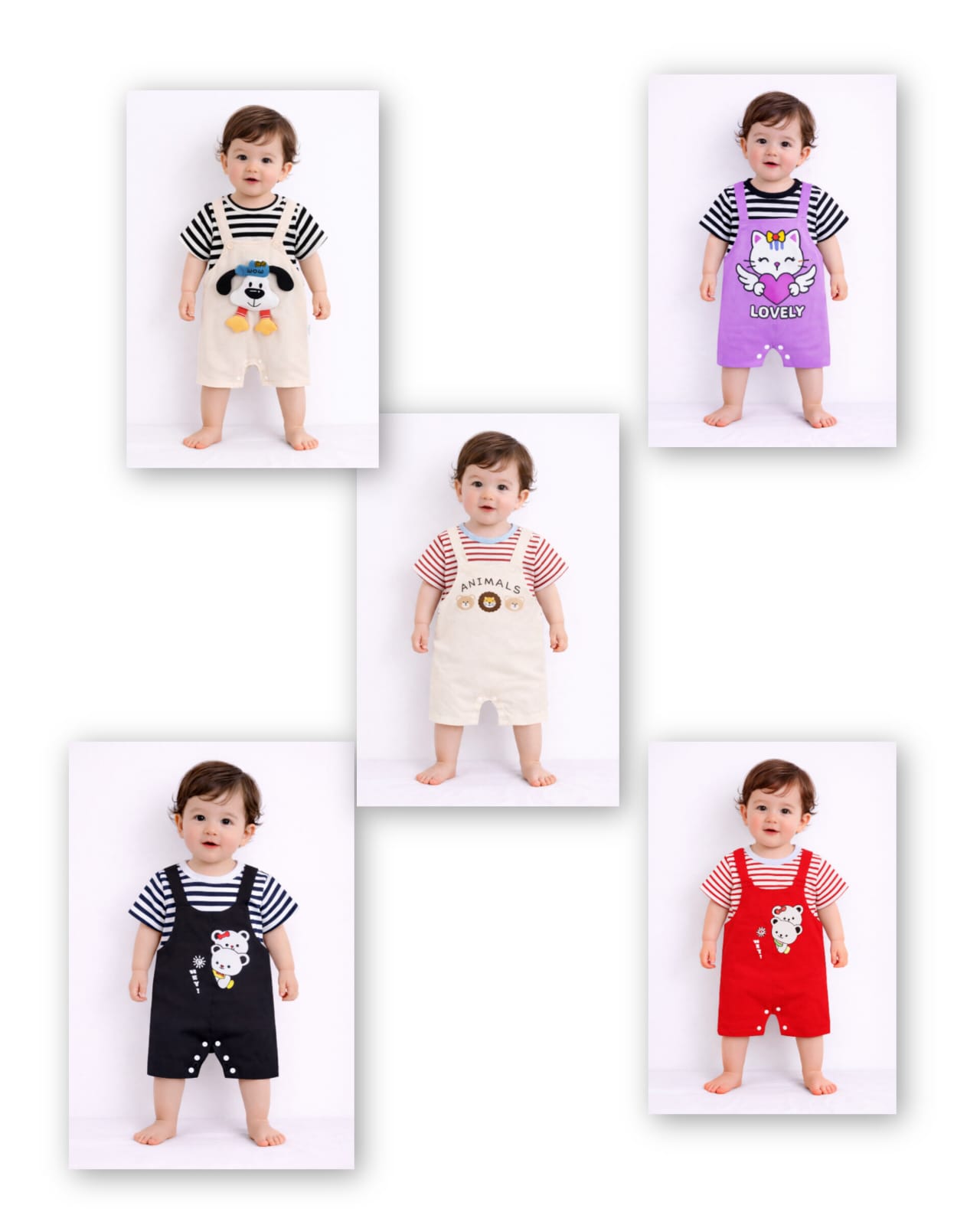 Baby Adjustable Romper 5 pcs combo Copy Copy Copy Copy Copy Copy Copy